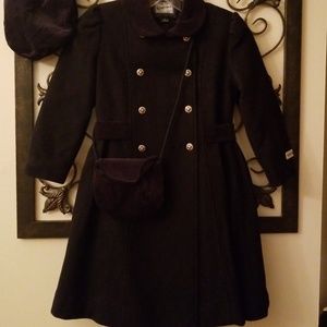 Rothchild coat, hat, purse.